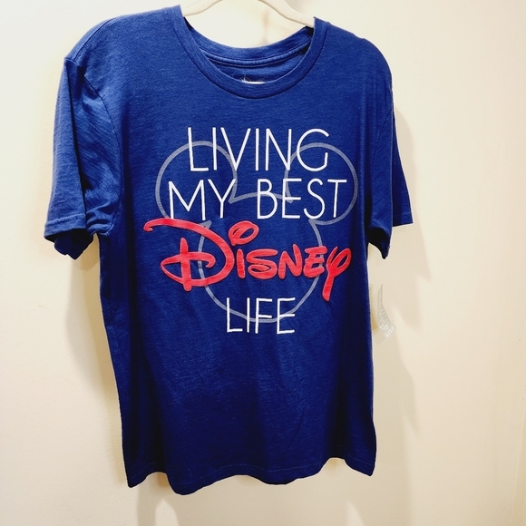 DISNEY blue men's t-shirt size S - Picture 4 of 6